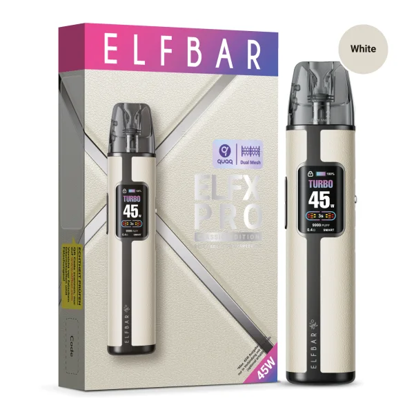 White - ELFA ELFX PRO Refillable Pod Kit 2ml