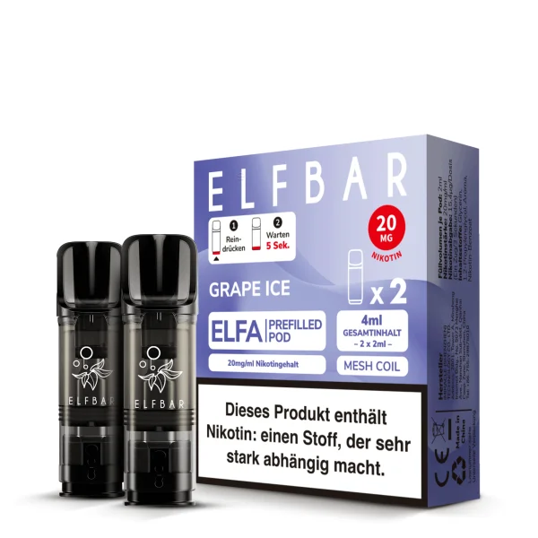 Grape Ice - ELF BAR ELFA POD 20mg (2x)