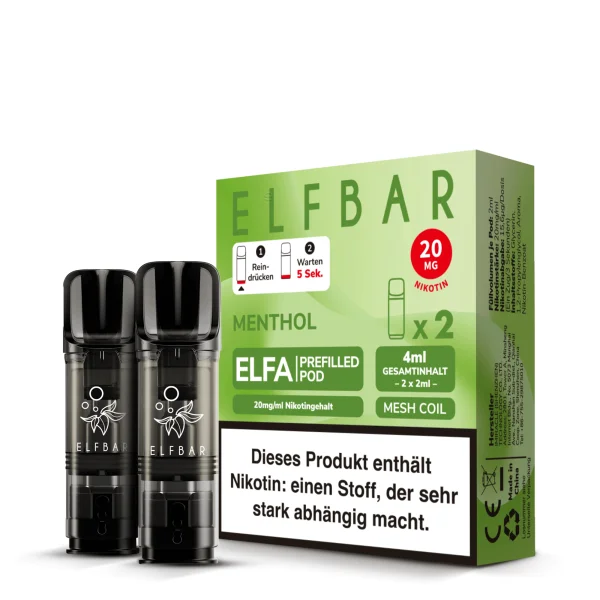 Menthol - ELF BAR ELFA POD 20mg (2x)