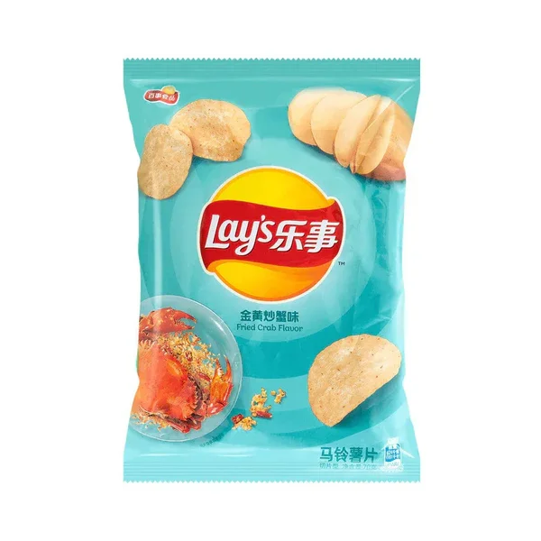 Lays - Fried Crab Flavor - 70g [CN]
