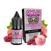 White Peach Razz Overdosed - OWLIQ Nikotinsalz