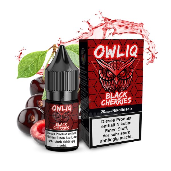 Black Cherries Overdosed - OWLIQ Nikotinsalz 20mg
