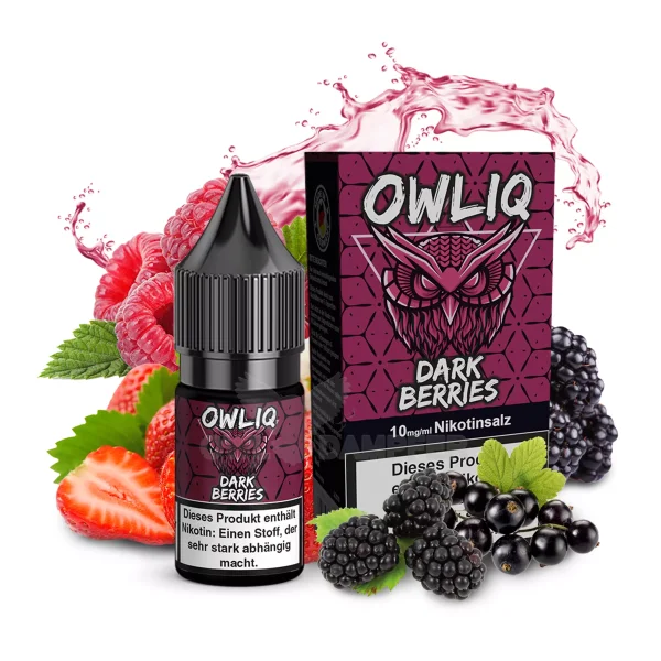 Dark Berries Overdosed - OWLIQ Nikotinsalz 10mg