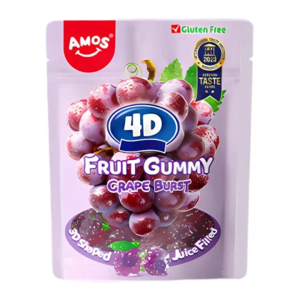 Amos - Gummy 4D Grape Burst - 65g [CN]