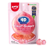 Amos - Gummy 4D Peach Burst - 65g [CH]