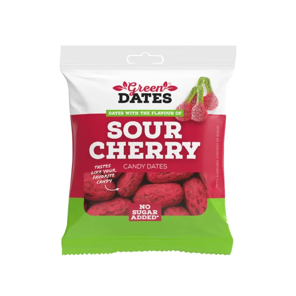 Green Dates Datteln - Sour Cherry - 90g [DK]