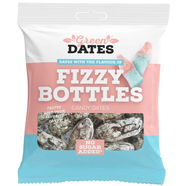 Green Dates Datteln - Fizzy Bottles - 90g [DK]