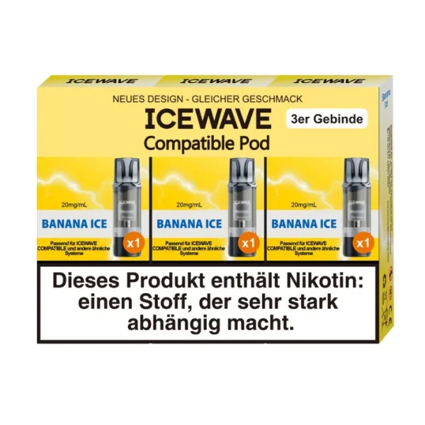 Banana Ice - ICEWAVE Pod 20mg (3x)