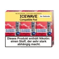 Blueberry Raspberry - ICEWAVE Pod 20mg (3x)