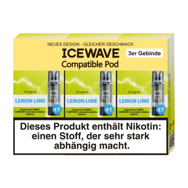 Lemon Lime - ICEWAVE Pod 20mg (3x)