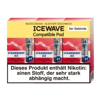 Strawberry Ice - ICEWAVE Pod 20mg (3x)