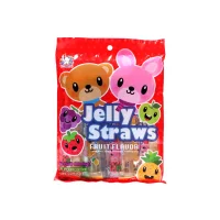 ABC - Bear and Bunny Jelly Straw Mix Bag - 300g [TW]