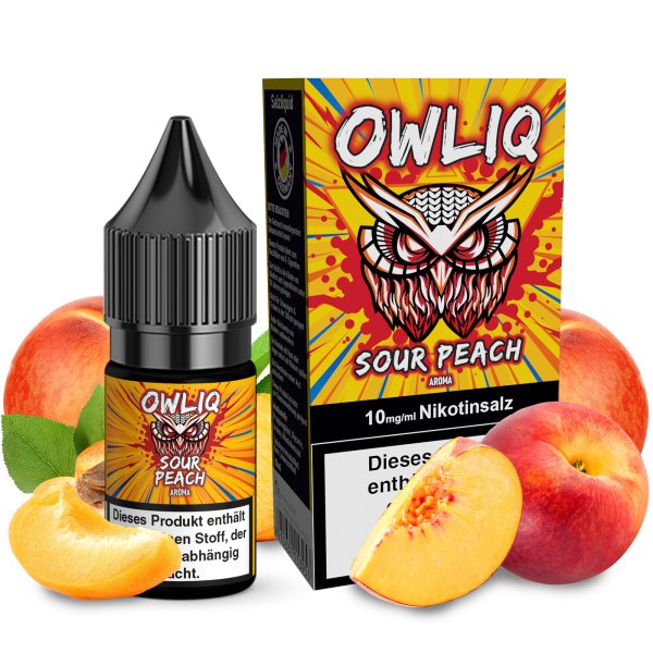 Sour Peach - OWLIQ Nikotinsalz