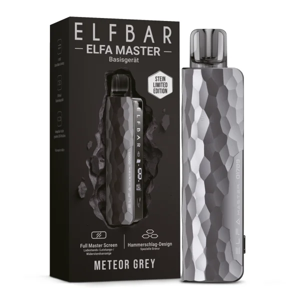 Meteor Grey - ELFBAR ELFA Master LIMITED Basis Gerät...