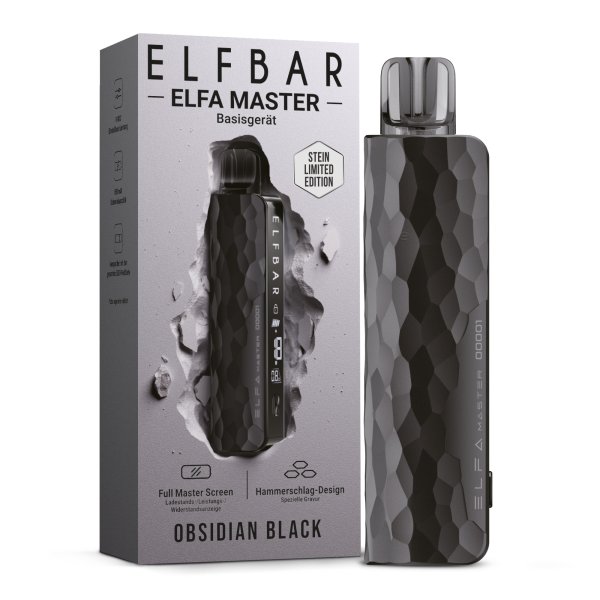 Obsidian Black - ELFBAR ELFA Master LIMITED Basis Gerät 2ml
