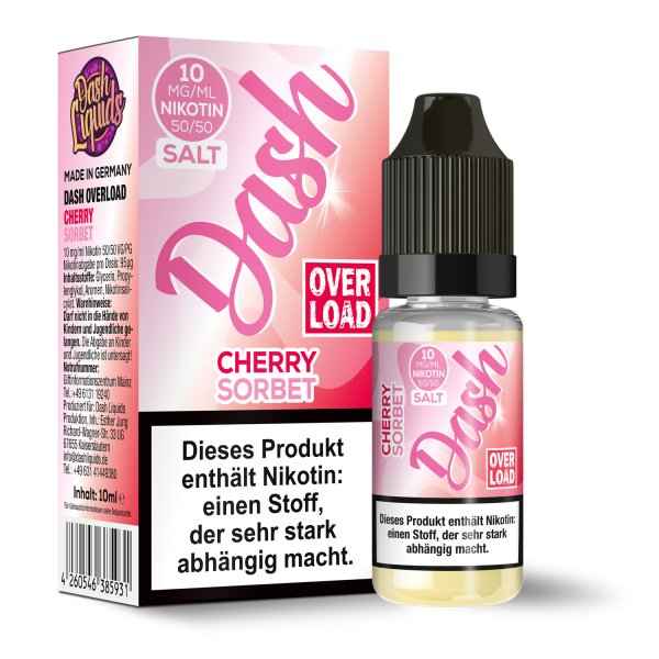 Cherry Sorbet - Dash Overload Nikotinsalz